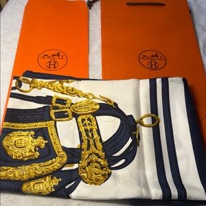 Hermès Carre 90 BRIDE DE GALA Scarf Multicolor Silk J-3151